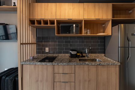 Studio para alugar com 25m², 1 quarto e sem vaga Studio para alugar com 25m², 1 quarto e sem vagaCozinha