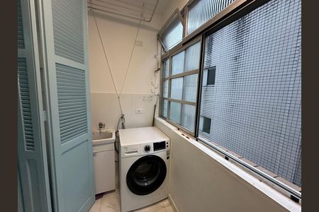 Área de Serviço de apartamento para alugar com 1 quarto, 40m² em Centro, São Vicente