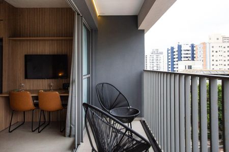 Varanda de apartamento para alugar com 1 quarto, 26m² em Vila Clementino, São Paulo