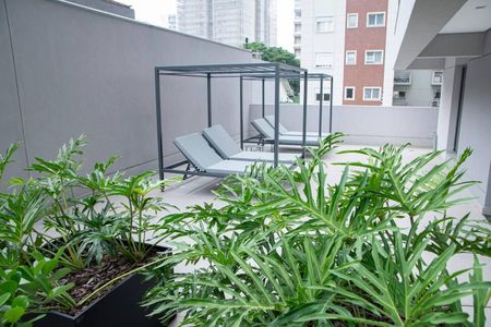 Área externa de apartamento para alugar com 1 quarto, 26m² em Vila Clementino, São Paulo
