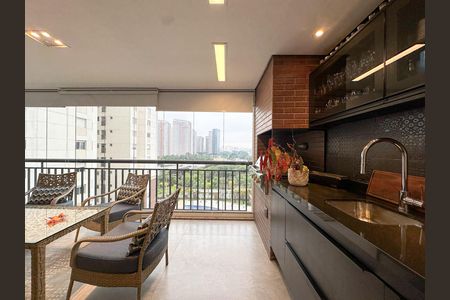 Varanda Gourmet de apartamento à venda com 4 quartos, 168m² em Água Branca, São Paulo