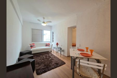 Sala de apartamento à venda com 1 quarto, 32m² em Indianópolis, São Paulo