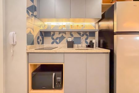 Studio à venda com 29m², 1 quarto e sem vaga Studio à venda com 29m², 1 quarto e sem vagaCozinha