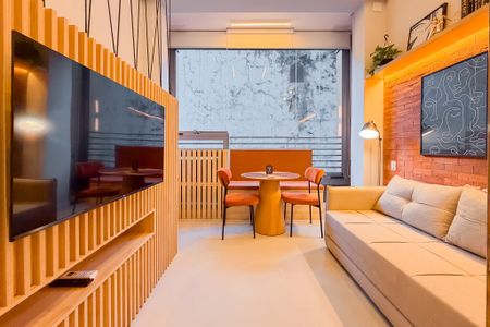 Studio à venda com 29m², 1 quarto e sem vaga Studio à venda com 29m², 1 quarto e sem vagaSala
