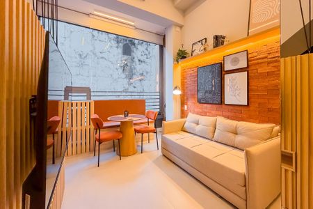 Studio à venda com 29m², 1 quarto e sem vaga Studio à venda com 29m², 1 quarto e sem vagaSala