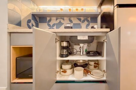 Studio à venda com 29m², 1 quarto e sem vaga Studio à venda com 29m², 1 quarto e sem vagaCozinha