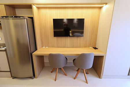 Studio para alugar com 26m², 1 quarto e sem vagaEspaço conjugado