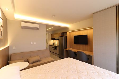 Studio para alugar com 26m², 1 quarto e sem vagaEspaço conjugado