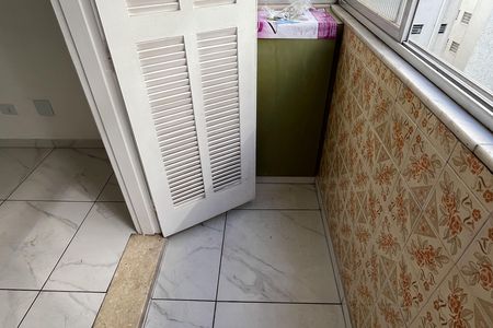 Varanda da Sala de apartamento para alugar com 1 quarto, 45m² em Ponta da Praia, Santos