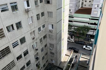 Varanda da Sala de apartamento para alugar com 1 quarto, 45m² em Ponta da Praia, Santos