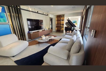 Sala  de apartamento à venda com 3 quartos, 153m² em Jardim, Santo André