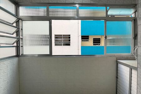 Varanda da Sala de apartamento para alugar com 1 quarto, 454m² em Ponta da Praia, Santos