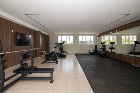 Apartamento para alugar com 55m², 2 quartos e 1 vaga Apartamento para alugar com 55m², 2 quartos e 1 vagaÁrea Comum - Academia