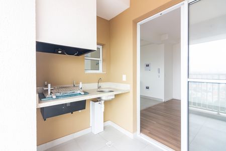 Varanda gourmet de apartamento para alugar com 2 quartos, 50m² em Vila Osasco, Osasco