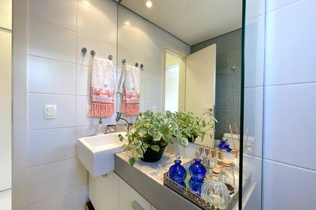 Apartamento à venda com 90m², 2 quartos e 1 vaga Apartamento à venda com 90m², 2 quartos e 1 vagaBanheiro