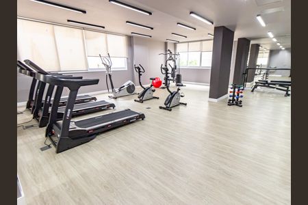 Apartamento para alugar com 28m², 1 quarto e sem vaga Apartamento para alugar com 28m², 1 quarto e sem vagaÁrea comum - Academia
