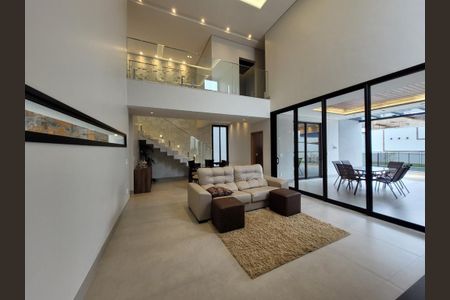 Sala de casa de condomínio para alugar com 4 quartos, 260m² em Shopping Park, Uberlândia