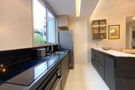 Cozinha de apartamento à venda com 2 quartos, 57m² em Santo Antônio, Belo Horizonte
