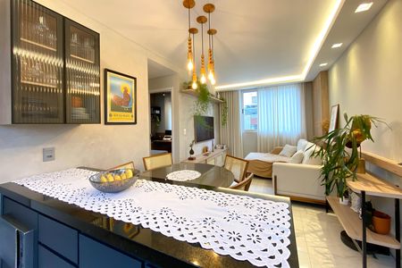 Sala de apartamento à venda com 2 quartos, 57m² em Santo Antônio, Belo Horizonte