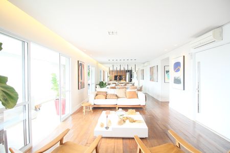 Sala de apartamento à venda com 4 quartos, 200m² em Panamby, São Paulo