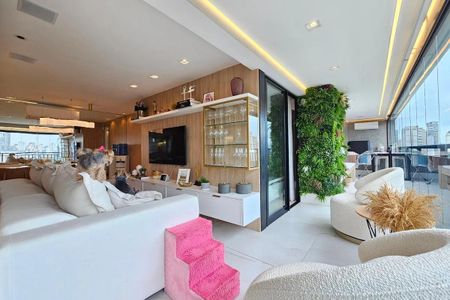 Sala de apartamento à venda com 2 quartos, 94m² em Vila Cordeiro, São Paulo