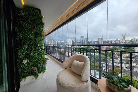 Varanda de apartamento à venda com 2 quartos, 94m² em Vila Cordeiro, São Paulo