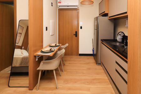 Sala de apartamento para alugar com 1 quarto, 26m² em Costa Azul, Salvador