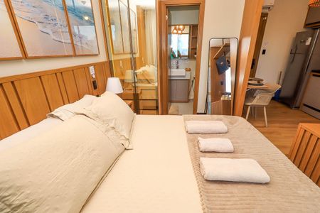 Apartamento para alugar com 26m², 1 quarto e 1 vaga Apartamento para alugar com 26m², 1 quarto e 1 vagaQuarto