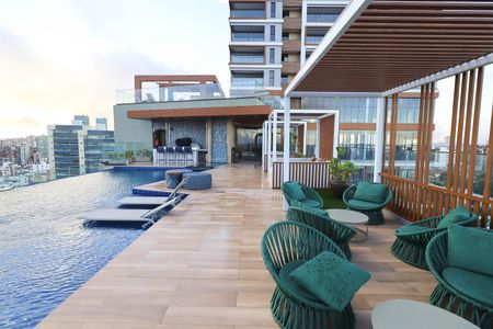 Apartamento para alugar com 26m², 1 quarto e 1 vaga Apartamento para alugar com 26m², 1 quarto e 1 vagaÁrea comum - Piscina