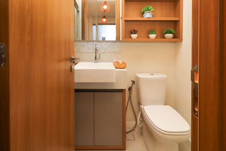 Apartamento para alugar com 26m², 1 quarto e 1 vaga Apartamento para alugar com 26m², 1 quarto e 1 vagaBanheiro