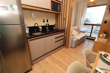 Apartamento para alugar com 26m², 1 quarto e 1 vaga Apartamento para alugar com 26m², 1 quarto e 1 vagaSala