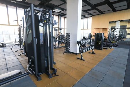 Apartamento para alugar com 26m², 1 quarto e 1 vaga Apartamento para alugar com 26m², 1 quarto e 1 vagaAcademia