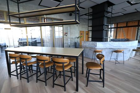 Apartamento para alugar com 26m², 1 quarto e 1 vaga Apartamento para alugar com 26m², 1 quarto e 1 vagaÁrea comum - Salão de festas
