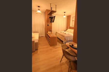 Apartamento para alugar com 26m², 1 quarto e 1 vaga Apartamento para alugar com 26m², 1 quarto e 1 vagaSala