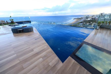 Apartamento para alugar com 26m², 1 quarto e 1 vaga Apartamento para alugar com 26m², 1 quarto e 1 vagaÁrea comum - Piscina