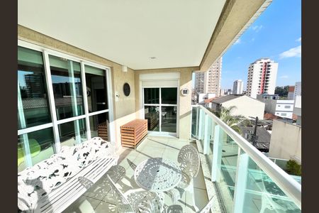 Varanda da Sala de apartamento à venda com 3 quartos, 118m² em Vila Dom Pedro Ii, São Paulo