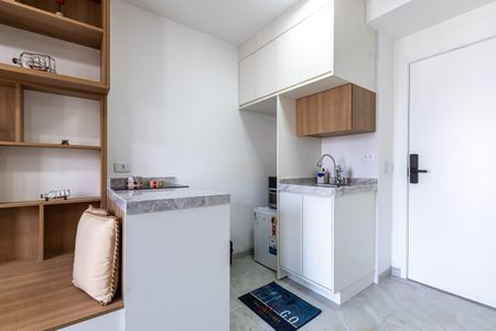Cozinha de apartamento para alugar com 1 quarto, 23m² em Centro, Curitiba