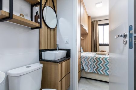 Apartamento para alugar com 23m², 1 quarto e sem vaga Apartamento para alugar com 23m², 1 quarto e sem vagaBanheiro