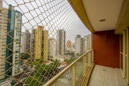 Varanda da sala de apartamento para alugar com 3 quartos, 125m² em Jardim, Santo André