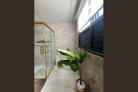 Banheiro da Suíte de apartamento para alugar com 1 quarto, 44m² em Jardim Ibirapuera, Campinas