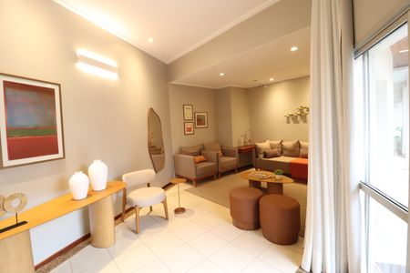 Apartamento para alugar com 131m², 3 quartos e 2 vagasHall social
