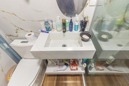 Banheiro de apartamento à venda com 2 quartos, 43m² em Brás, São Paulo