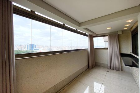 Varanda da Sala de apartamento para alugar com 3 quartos, 96m² em Barro Preto, Belo Horizonte