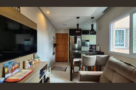 Sala de apartamento à venda com 2 quartos, 88m² em Vila Helena, Santo André