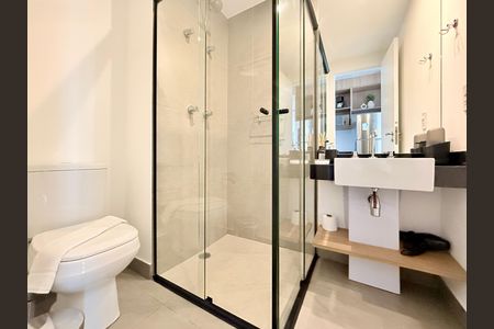 Apartamento para alugar com 25m², 1 quarto e sem vaga Apartamento para alugar com 25m², 1 quarto e sem vagaBanheiro