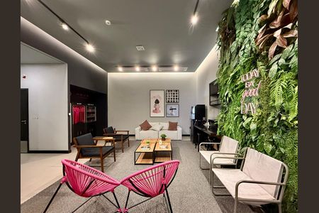 Apartamento para alugar com 25m², 1 quarto e sem vaga Apartamento para alugar com 25m², 1 quarto e sem vagaHall Social Bloco
