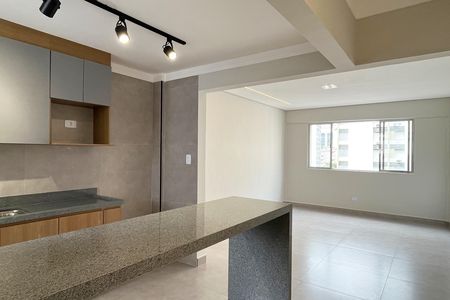 Sala de apartamento para alugar com 2 quartos, 98m² em Gonzaga, Santos