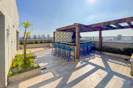 Studio para alugar com 39m², 1 quarto e 1 vagaChurrasqueira