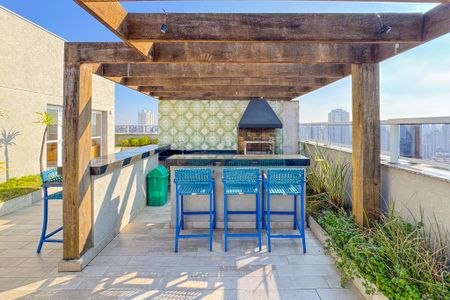 Studio para alugar com 39m², 1 quarto e 1 vagaChurrasqueira