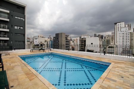 Studio para alugar com 40m², 1 quarto e 1 vaga Studio para alugar com 40m², 1 quarto e 1 vagaÁrea Comum - Piscina